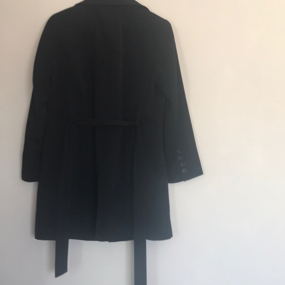 Gallery black double breasted coat - Picture 4 of 5